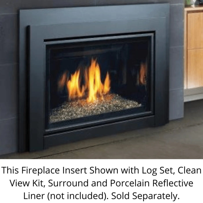 Kingsman 34" IDV34 Direct Vent Gas Fireplace Insert Kingsman
