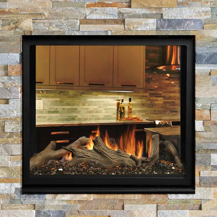 Kingsman 34" MCVST42H Zero Clearance Direct Vent See-Through Gas Fireplace