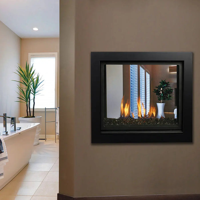 Kingsman 34" MCVST42H Zero Clearance Direct Vent See-Through Gas Fireplace