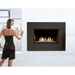 Kingsman 36" ZCVRB3622 Zero Clearance Clean View Direct Vent Linear Gas Fireplace Kingsman Dreamwood Living