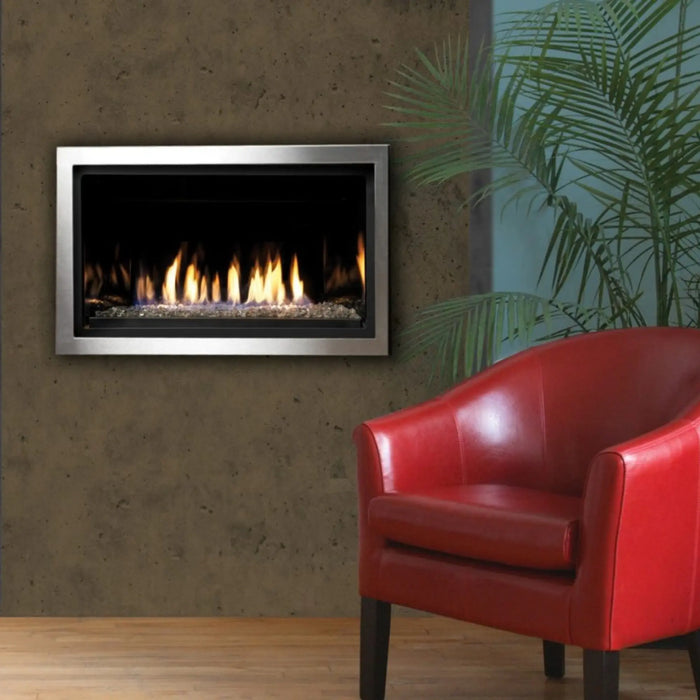 Kingsman 36" ZCVRB3622 Zero Clearance Direct Vent Gas Fireplace