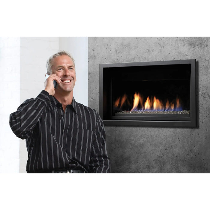 Kingsman 36" ZCVRB3622 Zero Clearance Direct Vent Gas Fireplace
