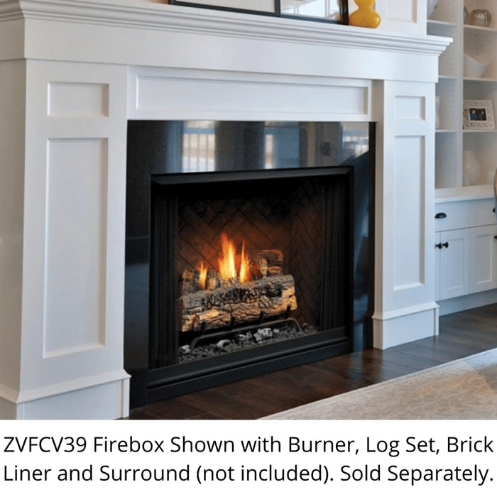 Kingsman 39" ZVFCV39 Zero Clearance Clean View Circulating Universal Vent Free Firebox Kingsman