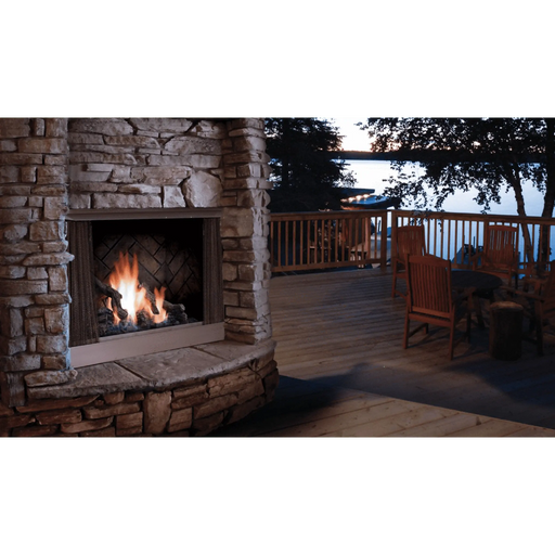 Kingsman 42" OFP42 IPI Outdoor Gas Fireplace Kingsman Dreamwood Living