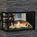 Kingsman 43" MCVP42 Multi-sided Clean View Peninsula Direct Vent Gas Fireplace Kingsman Dreamwood Living