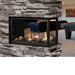 Kingsman 43" MCVP42 Multi-sided Clean View Peninsula Direct Vent Gas Fireplace Kingsman Dreamwood Living