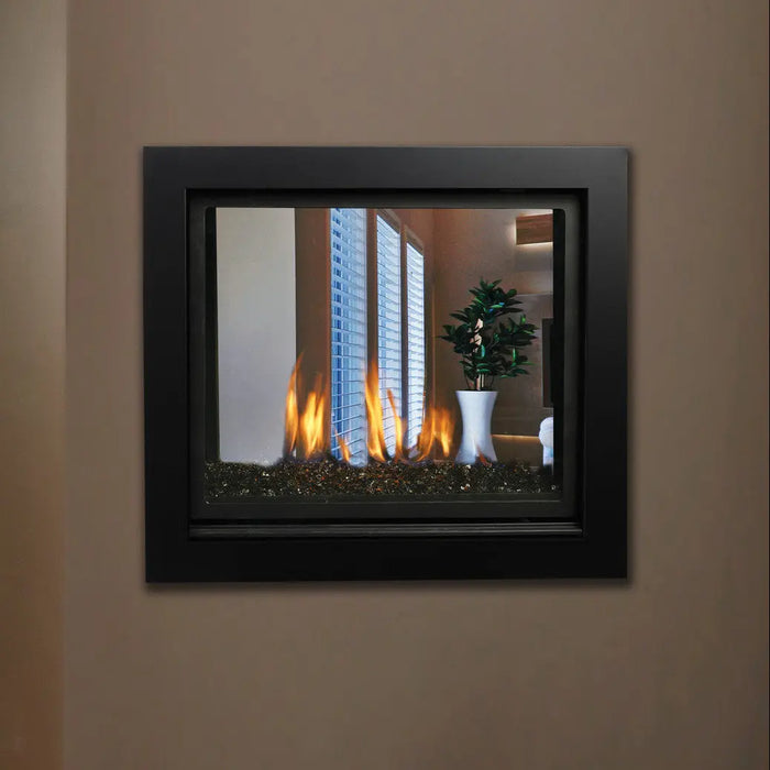 Kingsman 43" MCVST42 Zero Clearance Direct Vent See-Through Gas Fireplace