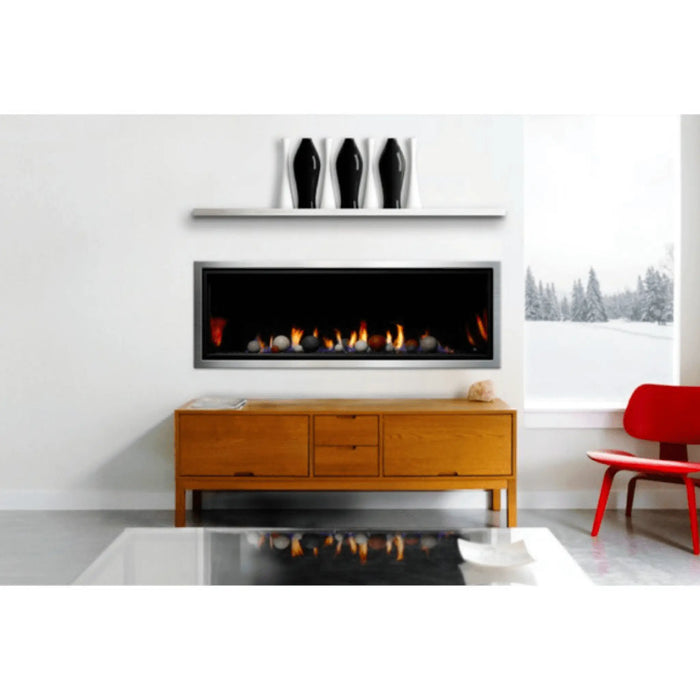 Kingsman 60" ZCVRB60 Linear Direct Vent Gas Fireplace Kingsman