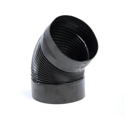 Kingsman Black Chimney Pipe Elbow - 7" Inner Diameter Kingsman
