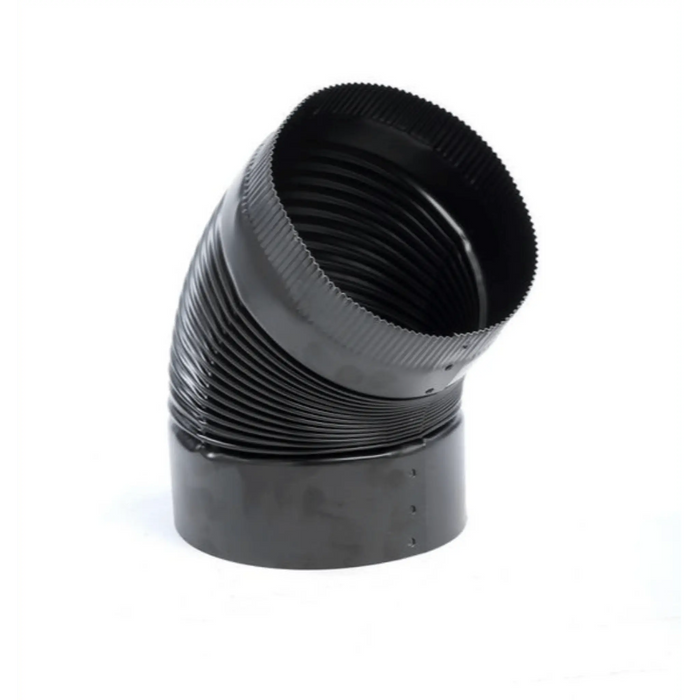 Kingsman Black Chimney Pipe Elbow - 7" Inner Diameter Kingsman