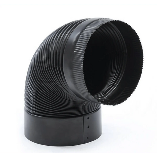 Kingsman Black Chimney Pipe Elbow - 7" Inner Diameter Kingsman