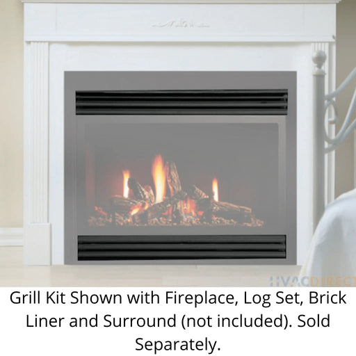 Kingsman Grill Kit for ZDV3318 & ZVF33P series fireplaces Kingsman