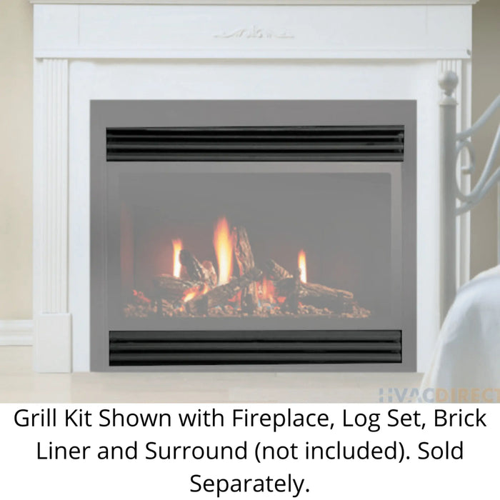 Kingsman Grill Kit for ZDV3318 & ZVF33P series fireplaces Kingsman
