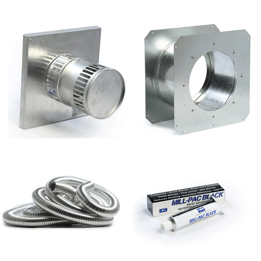 Kingsman Horizontal Chimney Vent Termination Starter Kit Kingsman Dreamwood Living