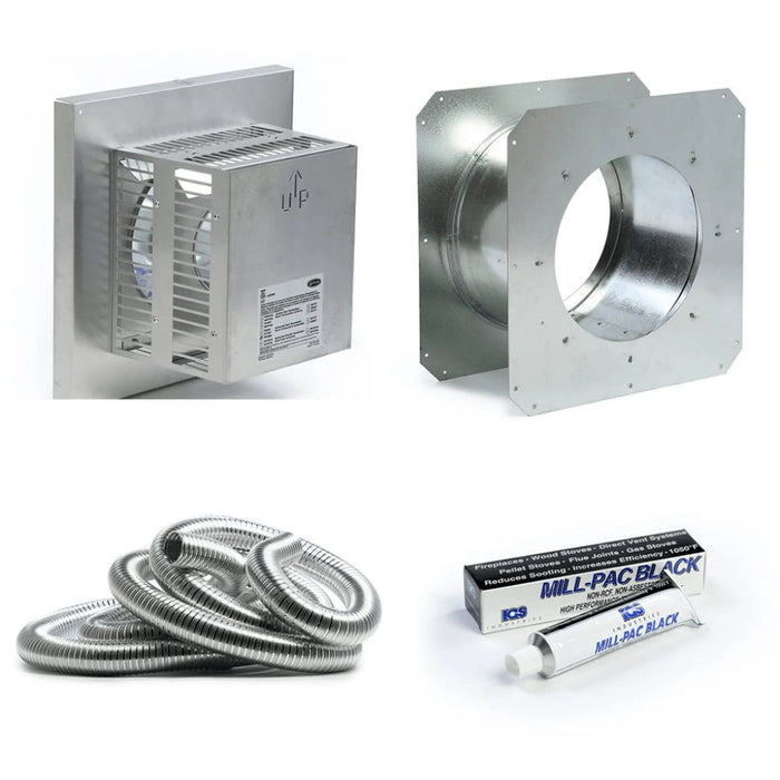 Kingsman Horizontal Chimney Vent Termination Starter Kit Kingsman Dreamwood Living