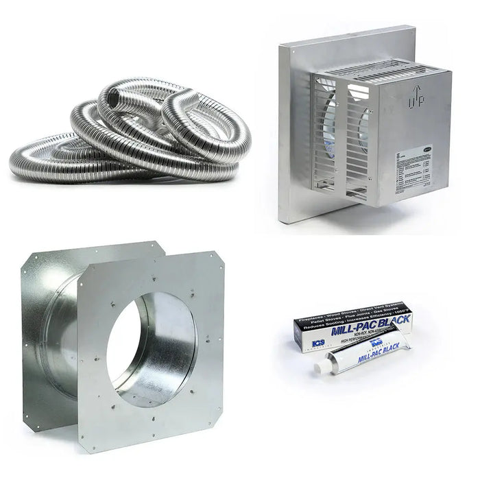 Kingsman Horizontal Vent Starter Kit for 5x8-Inch Venting