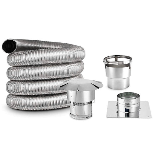 Kingsman Horizontal Vent Starter Kit for Direct Vent Stoves Kingsman