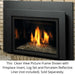 Kingsman Slim Clean View Front Picture Frame in Black for IDV26 Series Fireplace Inserts Kingsman