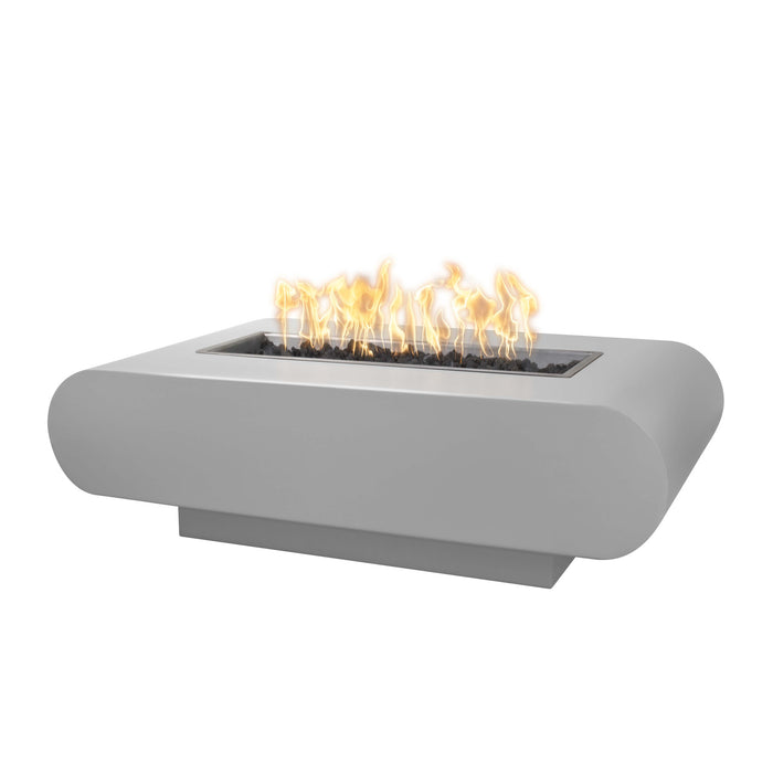 The Outdoor Plus OPT-LAJPC72 La Jolla 72" Powder Coat Rectangular Gas Fire Pit