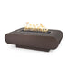 The Outdoor Plus OPT-LAJPC72 La Jolla 72" Powder Coat Rectangular Gas Fire Pit