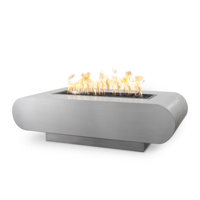 The Outdoor Plus OPT-LAJ(CS/HCP/SS)72 La Jolla 72" Metal Collection Rectangular Gas Fire Pit