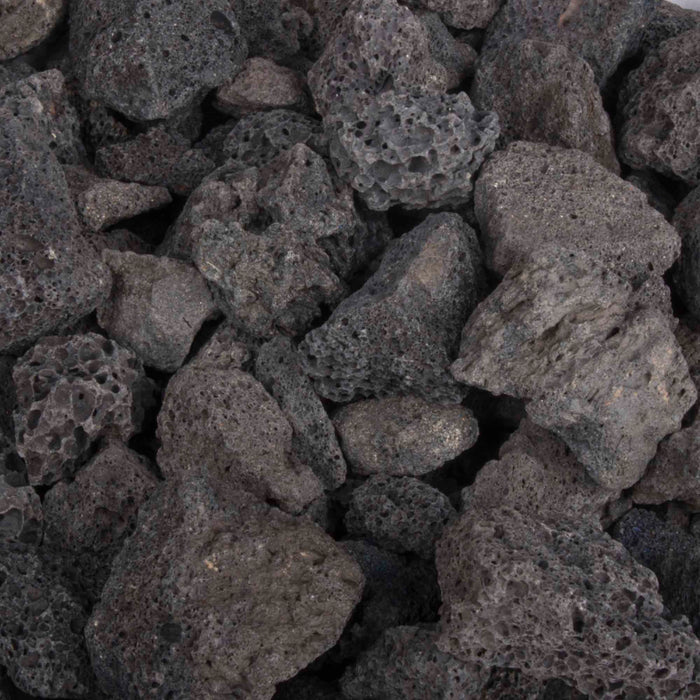 The Outdoor Plus Lava Chunks 1/2" - 1" (50 lb) OPT-150-50