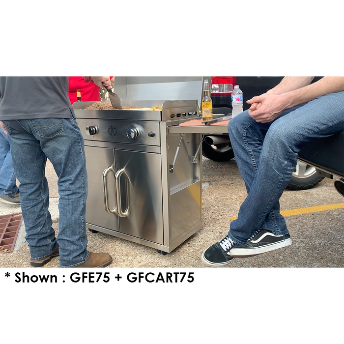 Le Griddle The Ranch Hand Built-In 2 Burner Electric Griddle
