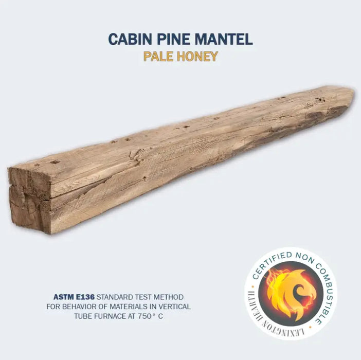 Lexington Cabin Pine Series Fireplace Non-Combustible Mantel Lexington Hearth Dreamwood Living