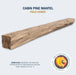 Lexington Cabin Pine Series Fireplace Non-Combustible Mantel Lexington Hearth Dreamwood Living