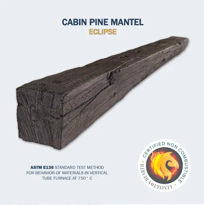 Lexington Cabin Pine Series Fireplace Non-Combustible Mantel Lexington Hearth Dreamwood Living