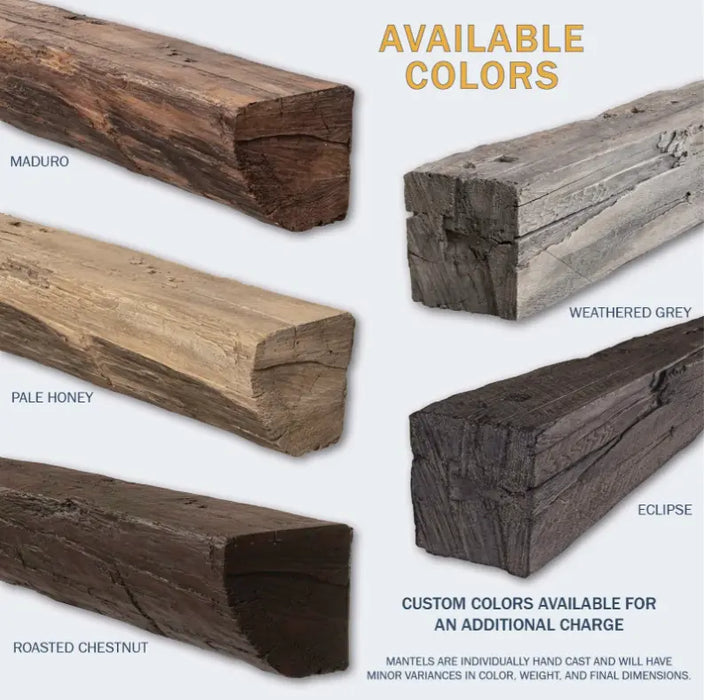 Lexington Cabin Pine Series Fireplace Non-Combustible Mantel Lexington Hearth Dreamwood Living