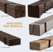 Lexington Decorative Bracket Trim for Flat Sawn Beam Mantel Lexington Hearth Dreamwood Living