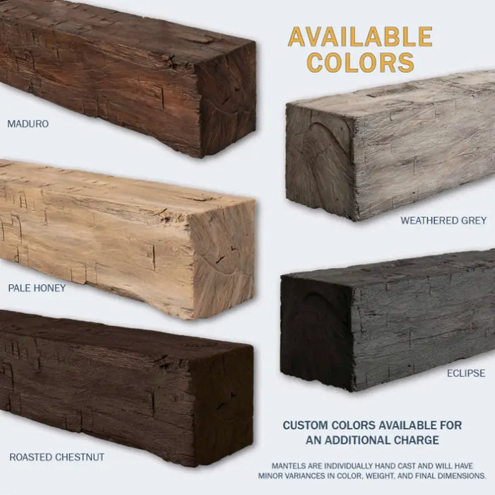 Lexington Farmhouse Series Fireplace Non-Combustible Mantel Lexington Hearth Dreamwood Living