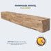 Lexington Farmhouse Series Fireplace Non-Combustible Mantel Lexington Hearth Dreamwood Living