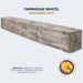 Lexington Farmhouse Series Fireplace Non-Combustible Mantel Lexington Hearth Dreamwood Living
