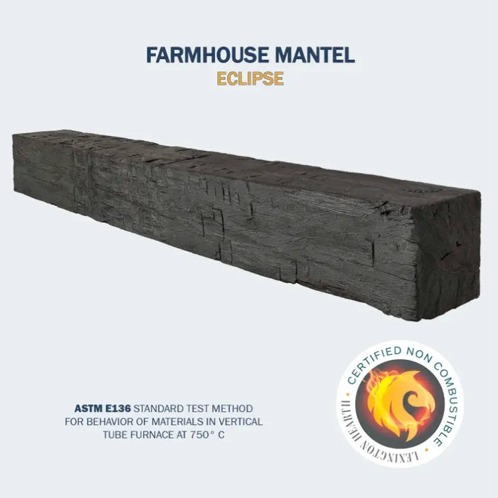 Lexington Farmhouse Series Fireplace Non-Combustible Mantel Lexington Hearth Dreamwood Living
