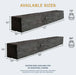 Lexington Farmhouse Series Fireplace Non-Combustible Mantel Lexington Hearth Dreamwood Living