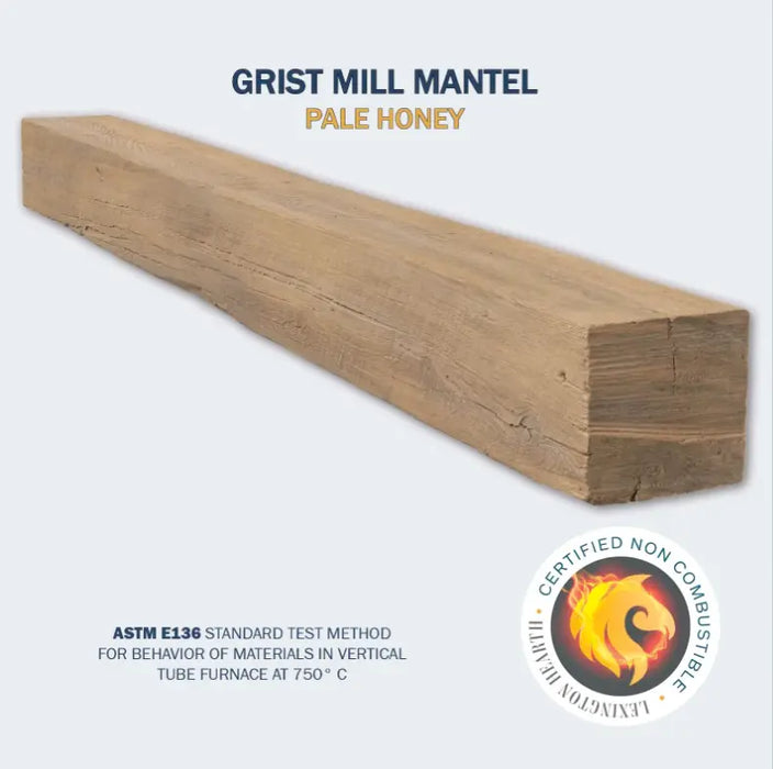 Lexington Grist Mill Series Fireplace Non-Combustible Mantel Lexington Hearth Dreamwood Living
