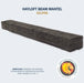 Lexington Hayloft Beam Series Fireplace Non-Combustible Mantel Lexington Hearth Dreamwood Living