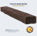 Lexington Hayloft Beam Series Fireplace Non-Combustible Mantel Lexington Hearth Dreamwood Living