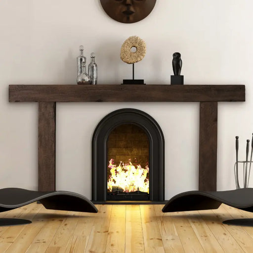 Lexington Hitching Post Maduro Non-Combustible Mantel Surround Lexington Hearth Dreamwood Living