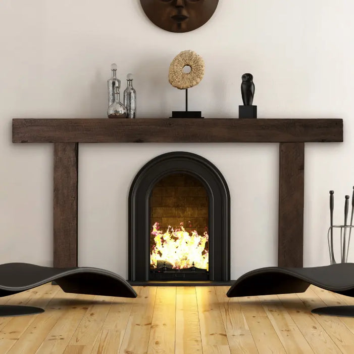 Lexington Hitching Post Maduro Non-Combustible Mantel Surround Lexington Hearth Dreamwood Living