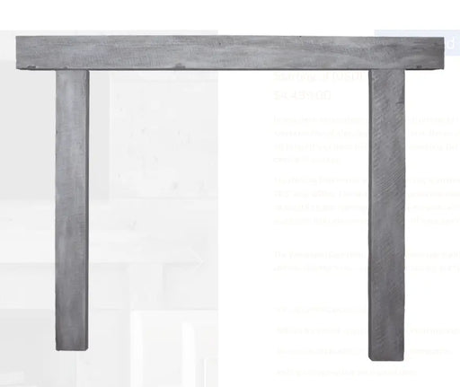 Lexington Hitching Post Weathered Grey Non-Combustible Mantel Surround Lexington Hearth Dreamwood Living