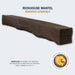 Lexington Rickhouse Series Fireplace Non-Combustible Mantel Lexington Hearth Dreamwood Living