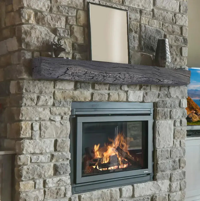 Lexington Rickhouse Series Fireplace Non-Combustible Mantel Lexington Hearth Dreamwood Living