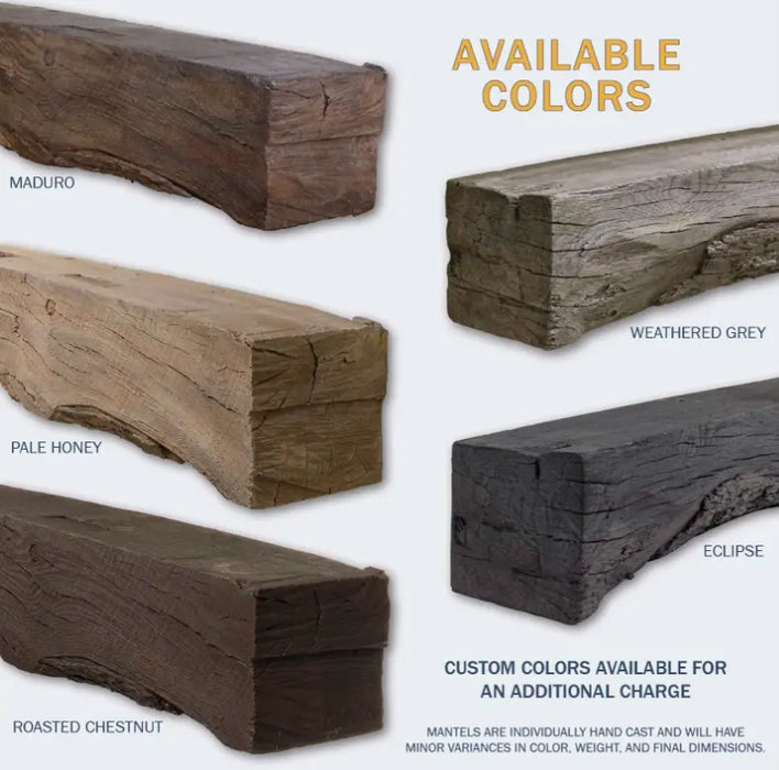 Lexington Rickhouse Series Fireplace Non-Combustible Mantel Lexington Hearth Dreamwood Living