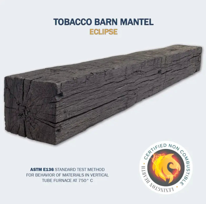 Lexington Tobacco Barn Series Fireplace Non-Combustible Mantel Lexington Hearth Dreamwood Living