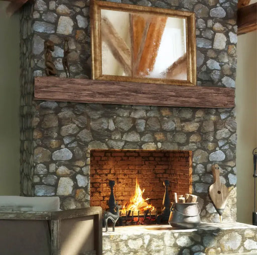 Lexington Tobacco Barn Series Fireplace Non-Combustible Mantel Lexington Hearth Dreamwood Living