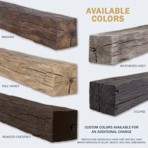 Lexington Tobacco Barn Series Fireplace Non-Combustible Mantel Lexington Hearth Dreamwood Living