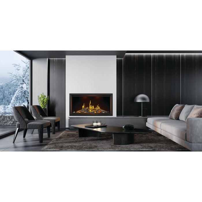 Napoleon 62" Tall Linear Vector Direct Vent Gas Fireplace with Luminous Logs